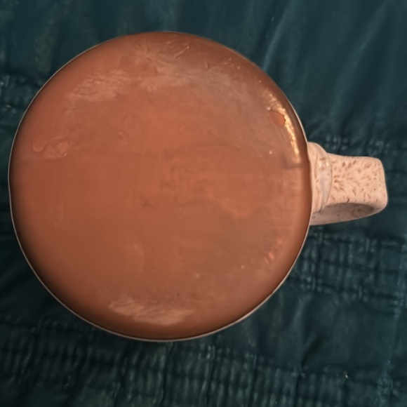 Skiier skiing ceramic mug, Onion River pottery rustic - Picture 4 of 8